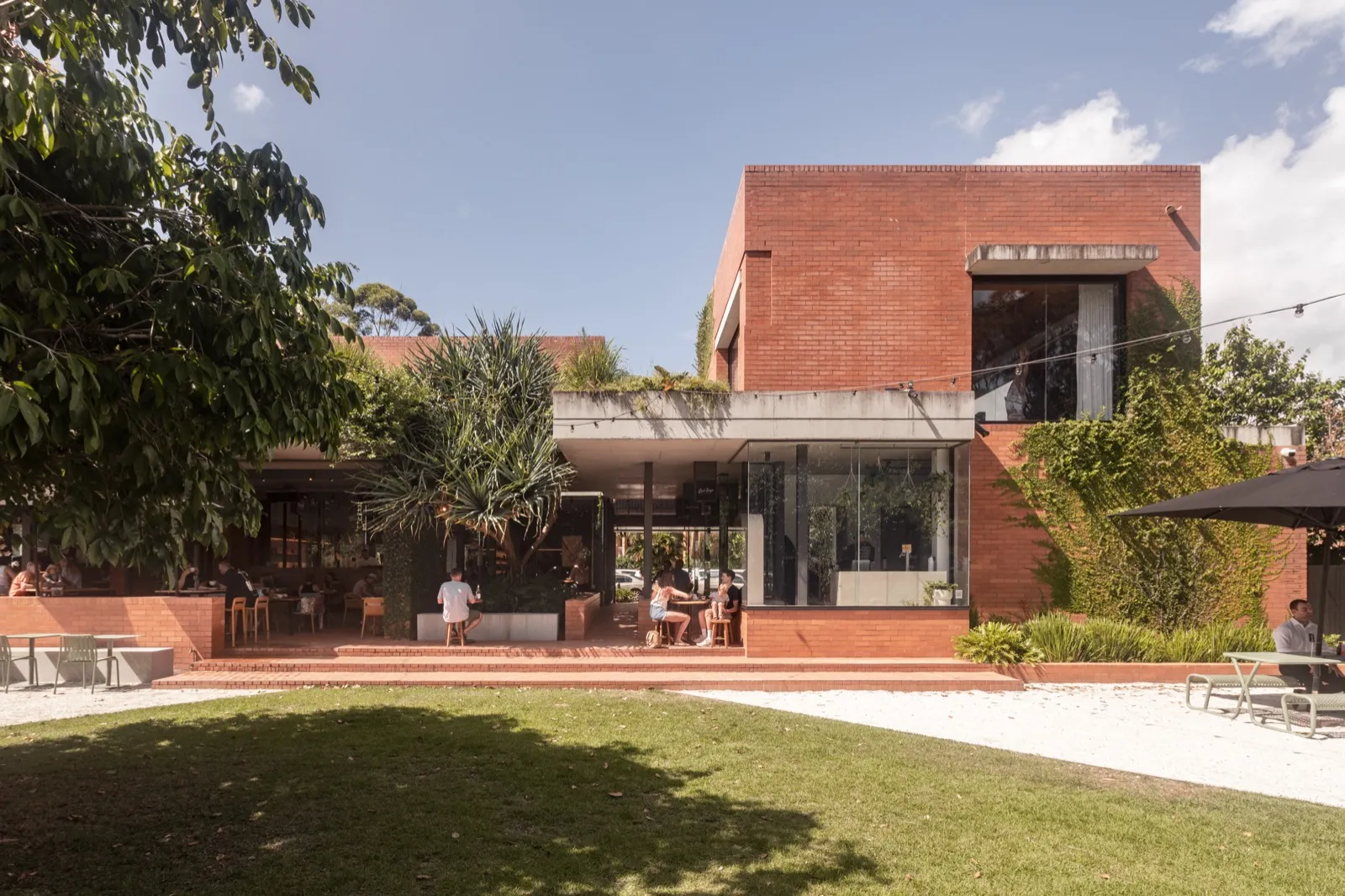 Cornerstone brick facade